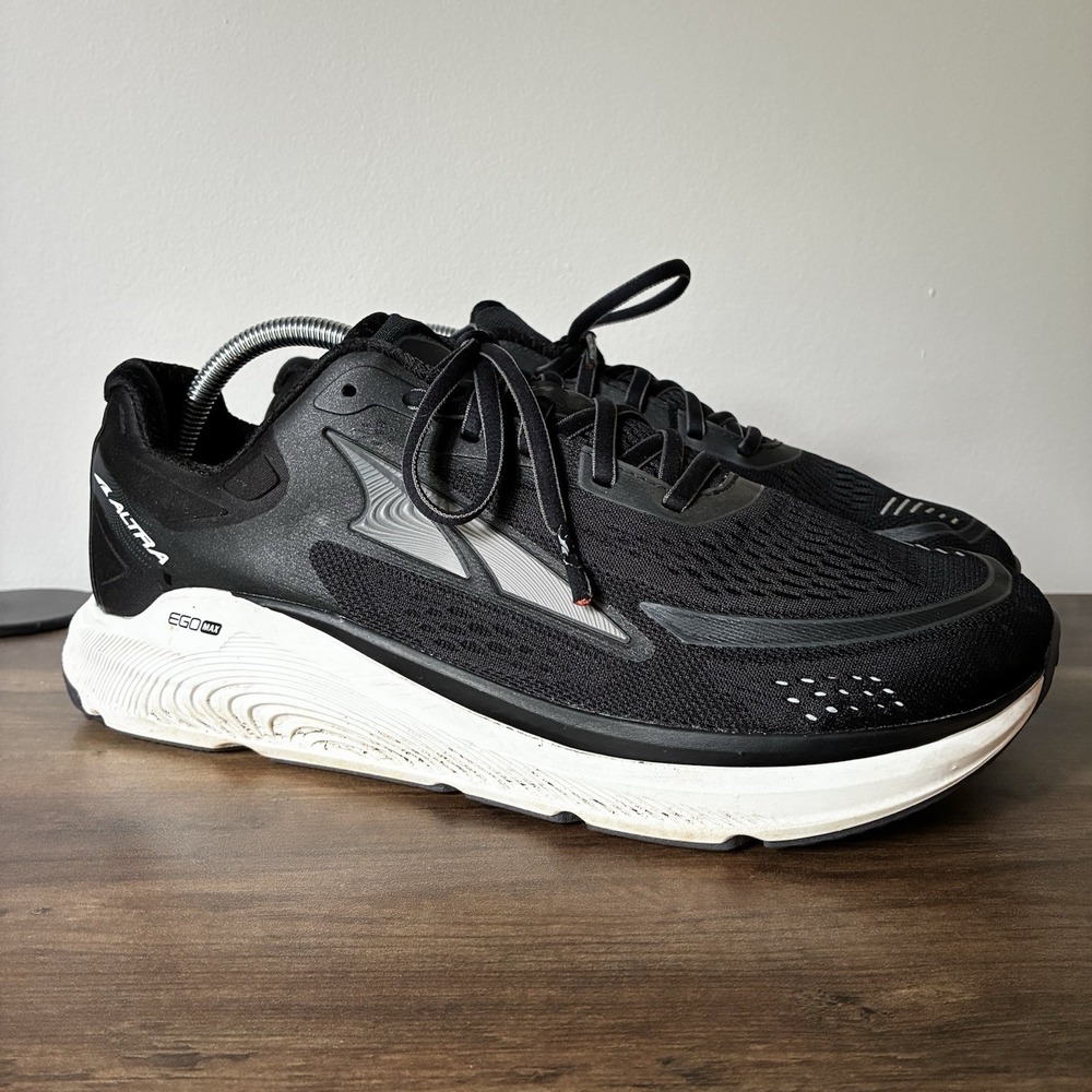 Altra Paradigm 6 Cushioned Zero Drop Running Walking Black Shoes Mens 10